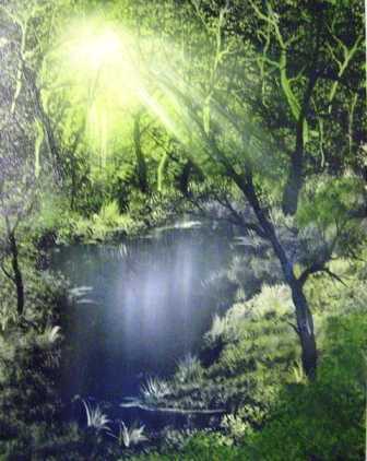 Painting of Woodland